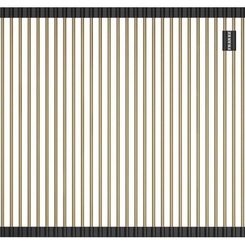 Килимок Rollmat з логотипом, нержавіюча сталь F-Inox gold (золото) 468x440 мм Franke (112.0655.343)