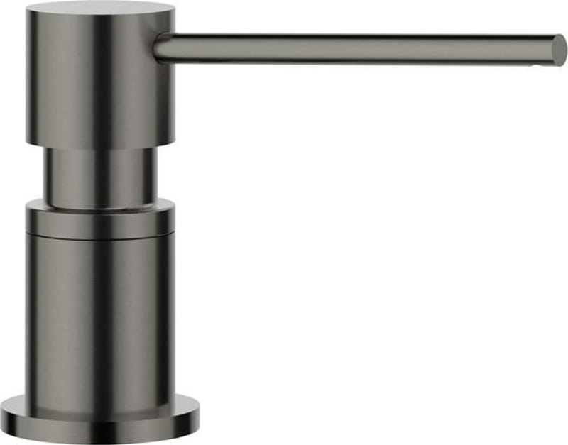Дозатор LATO PVD satin dark steel BLANCO (527743) Дозатор LATO PVD satin dark steel BLANCO (527743)