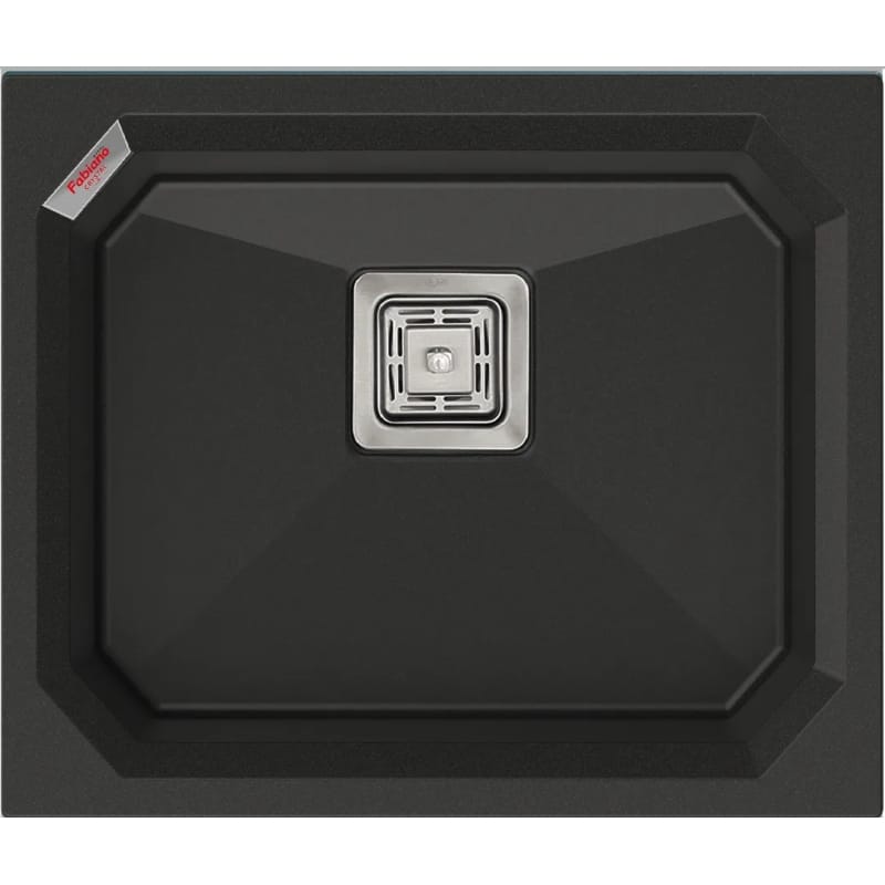 Гранитная мойка Crystal 53x46 Antracit Fabiano