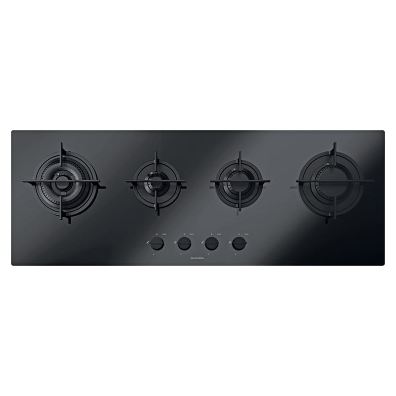 Газовая варочная поверхность MOOD 110см 1PMD104N черное стекло Barazza