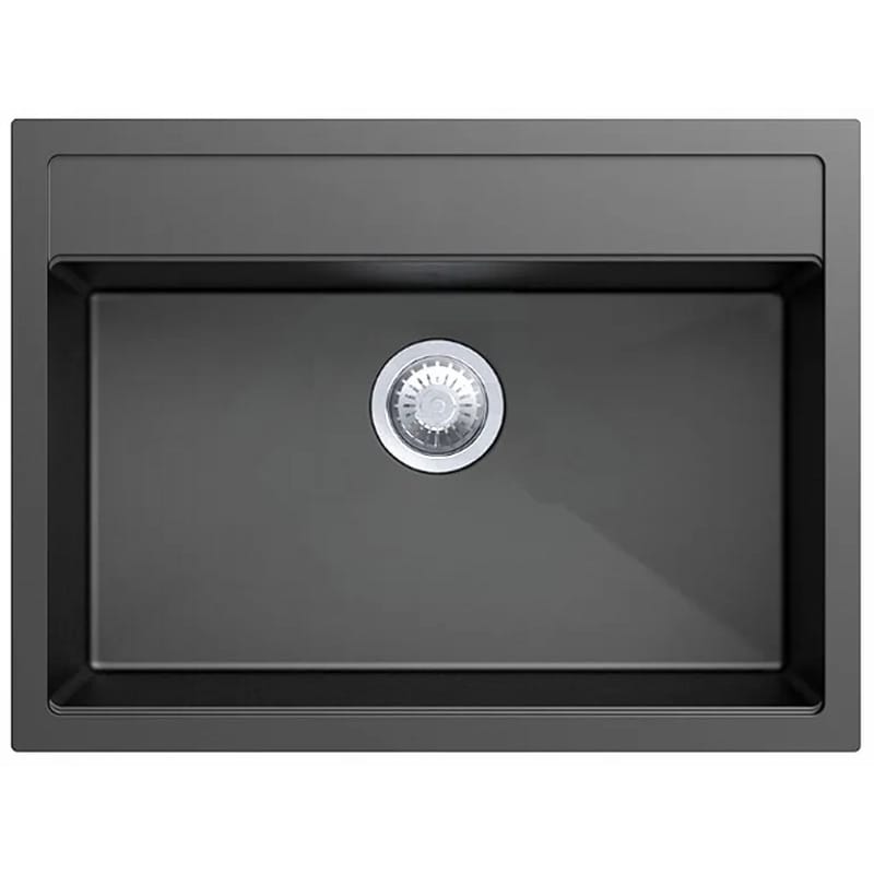 Мийка граніт Quadro 61x51 Titanium Fabiano Мийка граніт Quadro 61x51 Titanium Fabiano