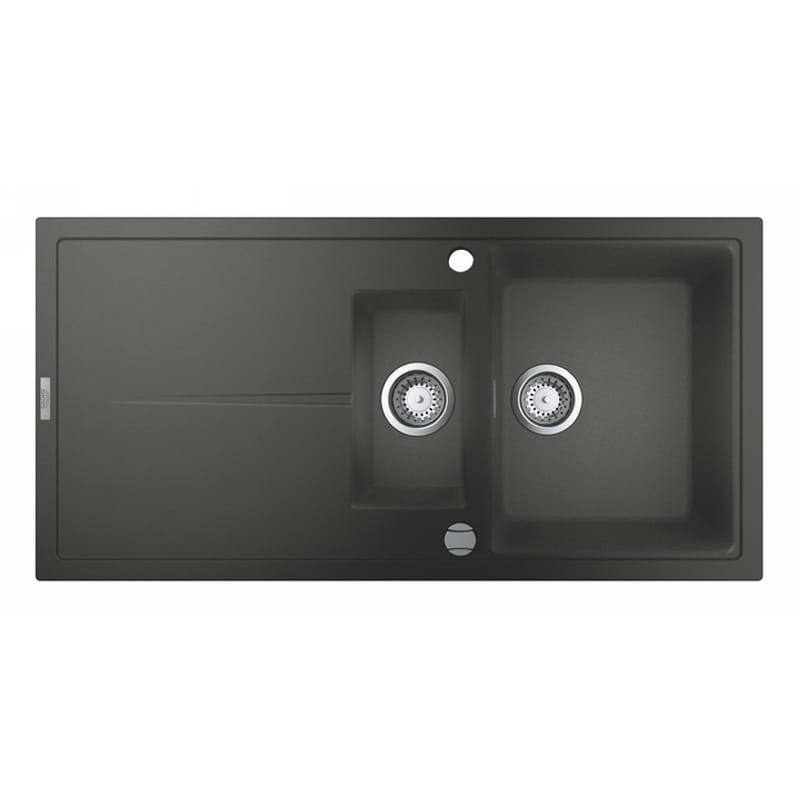 Мойка кухонная K400, гранит, прямоуголь., с крылом, 1000x500x205мм, серый гранит Grohe (31642AT0)