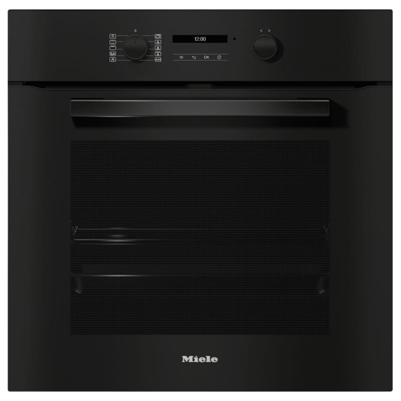 Встроенный духовой шкаф 60 см H 2861 BP черный обсидиан Miele