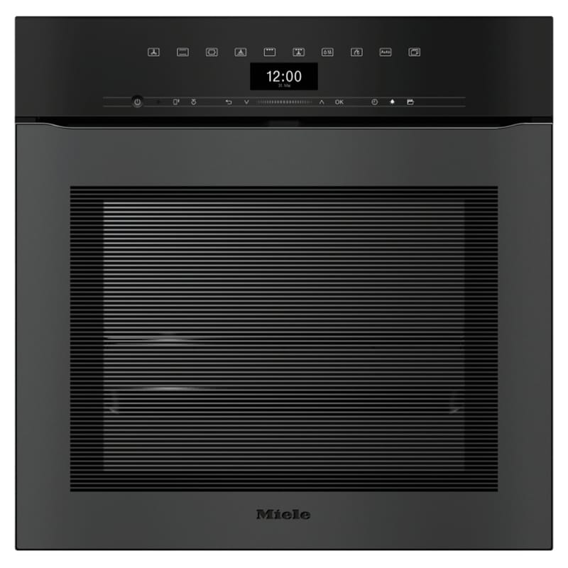 Вбудовувана духова шафа 60 см H 7464 BPX чорний обсидіан матовий Miele