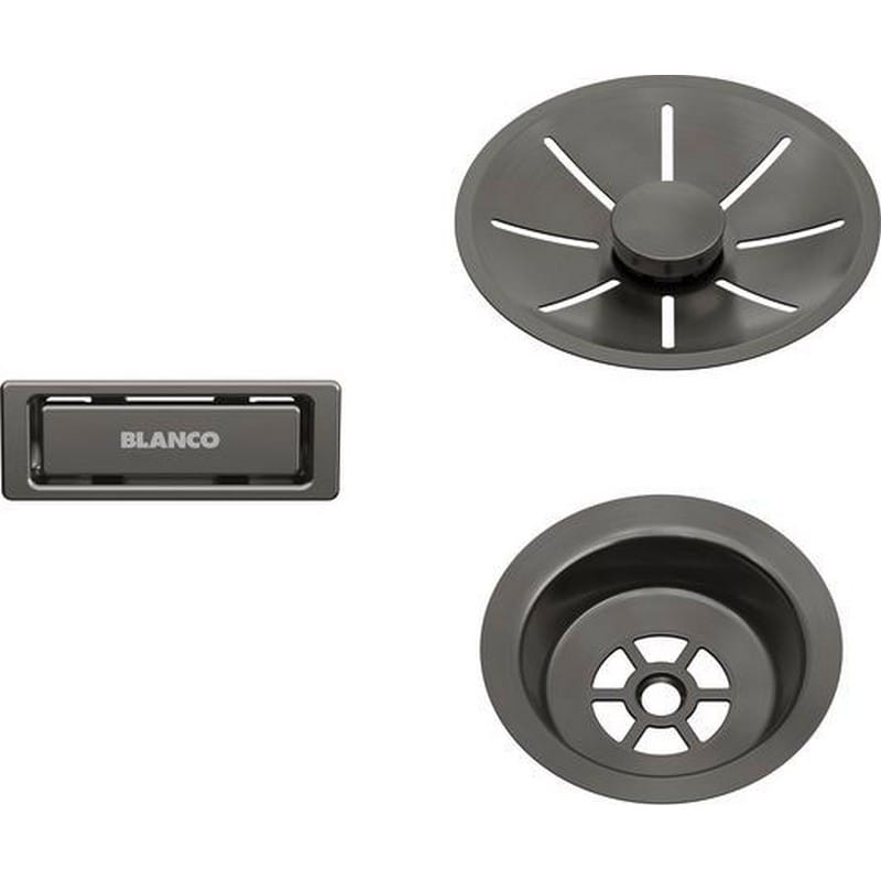 Набір декоративних елементів C-overflow satin dark steel (одна чаша) BLANCO (206900) Набір декоративних елементів C-overflow satin dark steel (одна чаша) BLANCO (206900)