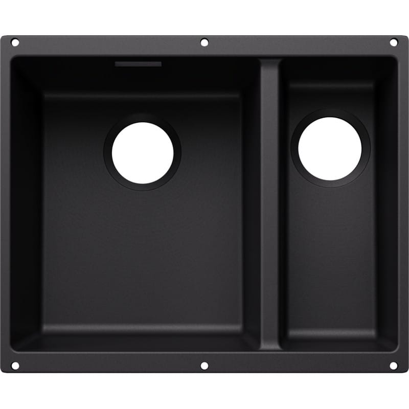 Мийка SUBLINE 340/160-U SILGRANIT (мпс) чорний BLANCO (527818) Мийка SUBLINE 340/160-U SILGRANIT (мпс) чорний BLANCO (527818)