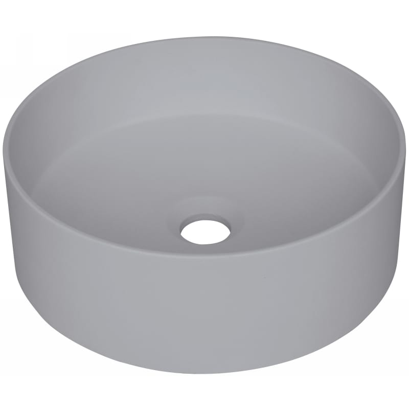 Раковина Silia, граніт, кругла, без крила, 360х105мм, сірий Deante (CQS_SU4S)