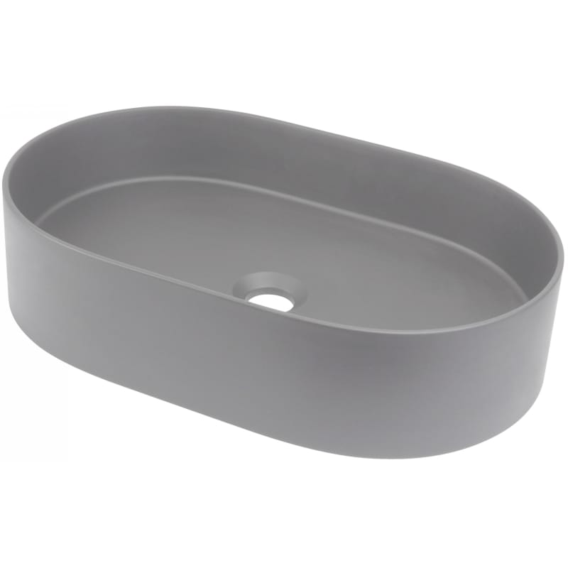 Раковина Silia, граніт, овальна, без крила, 350х550х105мм, сірий Deante (CQS_SU6S)