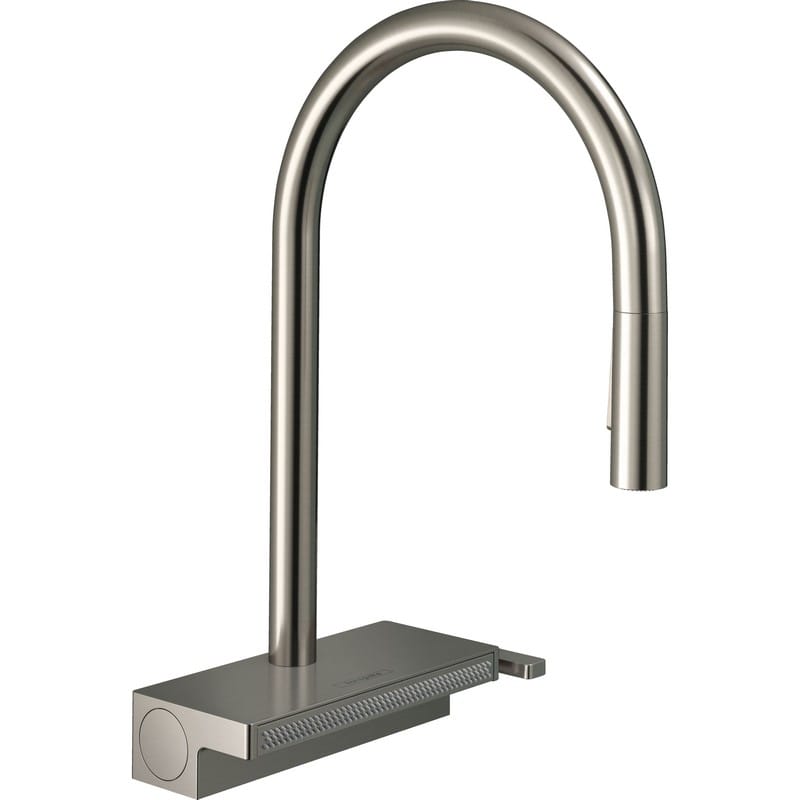 Змішувач для кухні Aquno Select M81 (в/ш, душ) сталь Hansgrohe