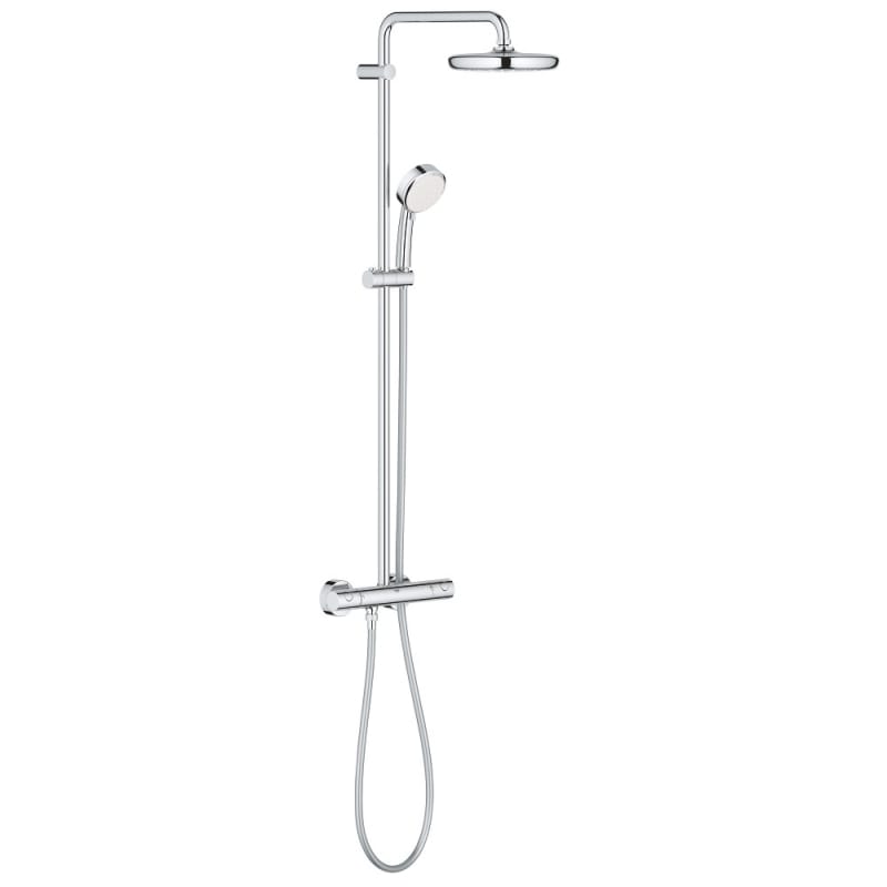 Душова система New Tempesta Cosmopolitan 210 з термостатом, хром Grohe (27922001) Душова система New Tempesta Cosmopolitan 210 з термостатом, хром Grohe (27922001)