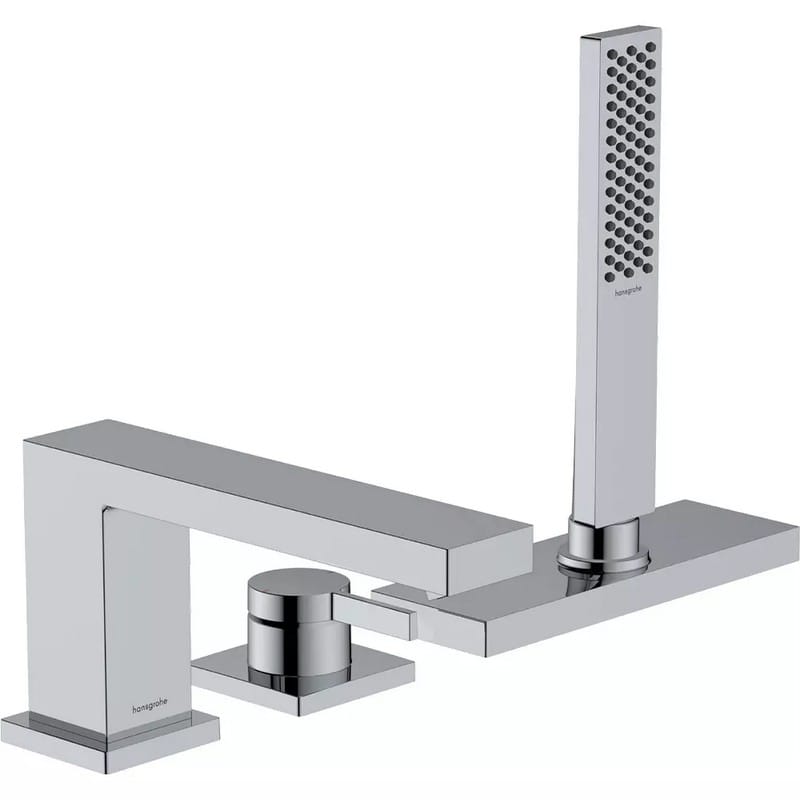 Смеситель на край ванны Tecturis E врезной на 3 отверстия из sBox Chrome Hansgrohe (73443000) Смеситель на край ванны Tecturis E врезной на 3 отверстия из sBox Chrome Hansgrohe (73443000)