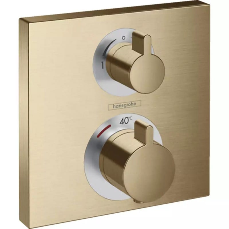 Термостат Ecostat S Ecostat Square 2-режимный Bronze Hansgrohe (15714140)