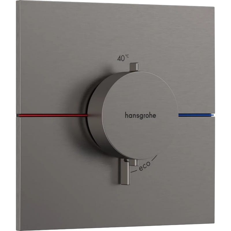 Термостат ShowerSelect Comfort E HighFlow Brushed Black Chrome Hansgrohe (15574340)