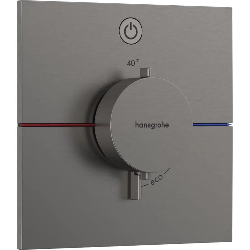 Термостат скрытого монтажа ShowerSelect Comfort E на 1 функцию Black Chrome Hansgrohe (15571340)