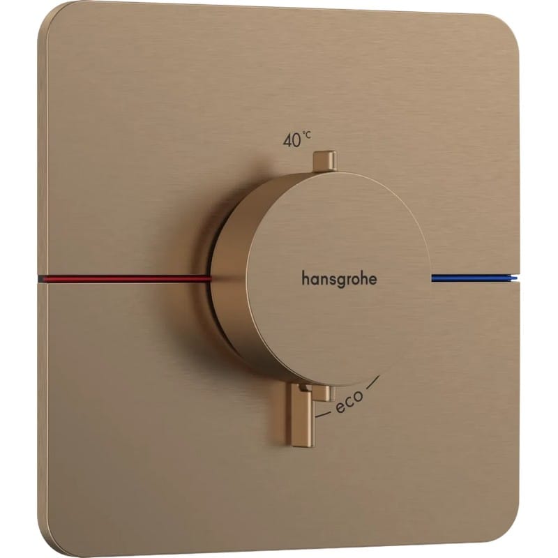 Термостат прихованого монтажу на 1 споживач ShowerSelect Comfort Q для душу Brushed Bronze Hansgrohe (15588140) Термостат прихованого монтажу на 1 споживач ShowerSelect Comfort Q для душу Brushed Bronze Hansgrohe (15588140)