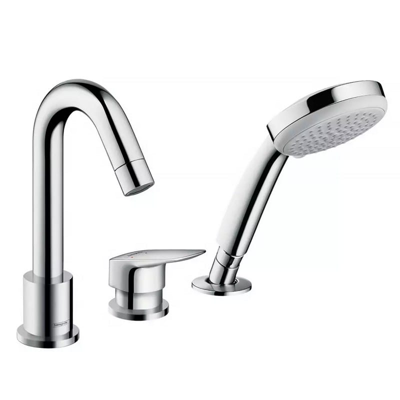 Смеситель для ванны Logis на 3 отверстия Chrome Hansgrohe (71313000) Смеситель для ванны Logis на 3 отверстия Chrome Hansgrohe (71313000)
