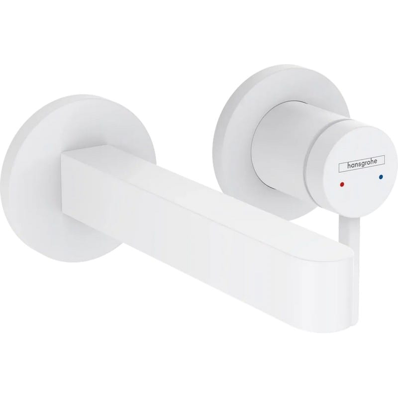 Смеситель для настенный умывальника Finoris, Matt White Hansgrohe (76051700)