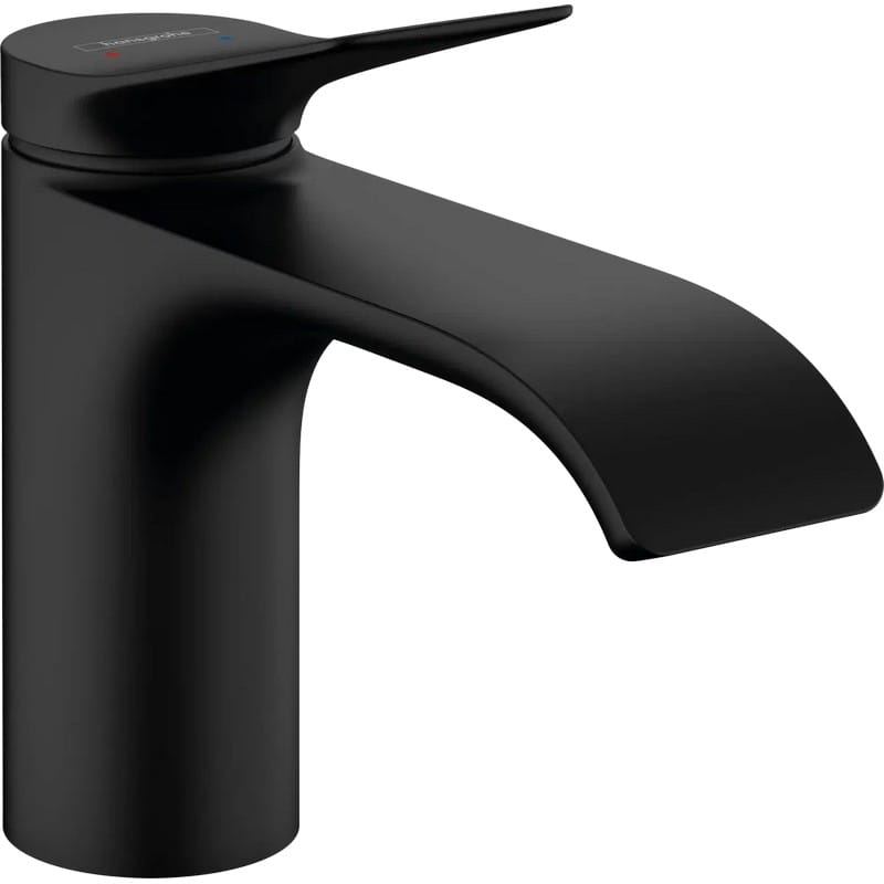 Смеситель для умывальника Vivenis 80 с донным клапаном pop-up Matt Black Hansgrohe (75010670) Смеситель для умывальника Vivenis 80 с донным клапаном pop-up Matt Black Hansgrohe (75010670)