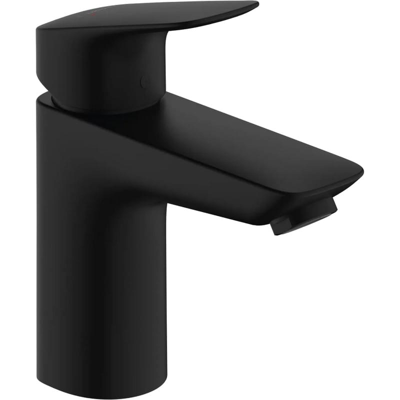 Смеситель для умывальника Logis 100, Matt Black Hansgrohe (71100670)