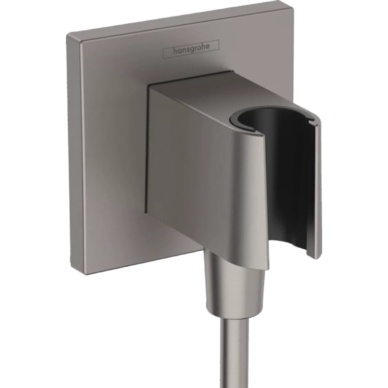 Шлангове підключення Hansgrohe FixFit Porter E із тримачем Brushed Black Chrome Hansgrohe (26889340) Шлангове підключення Hansgrohe FixFit Porter E із тримачем Brushed Black Chrome Hansgrohe (26889340)