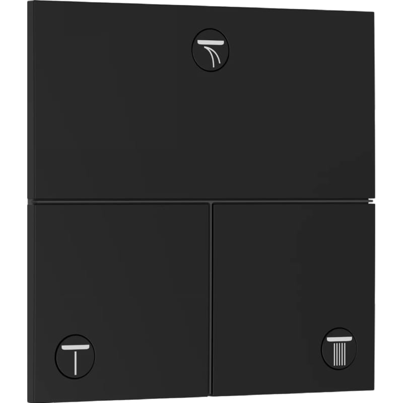 Перемикач Hansgrohe ShowerSelect Comfort E на 3 функції  Matt Black Hansgrohe (15573670)
