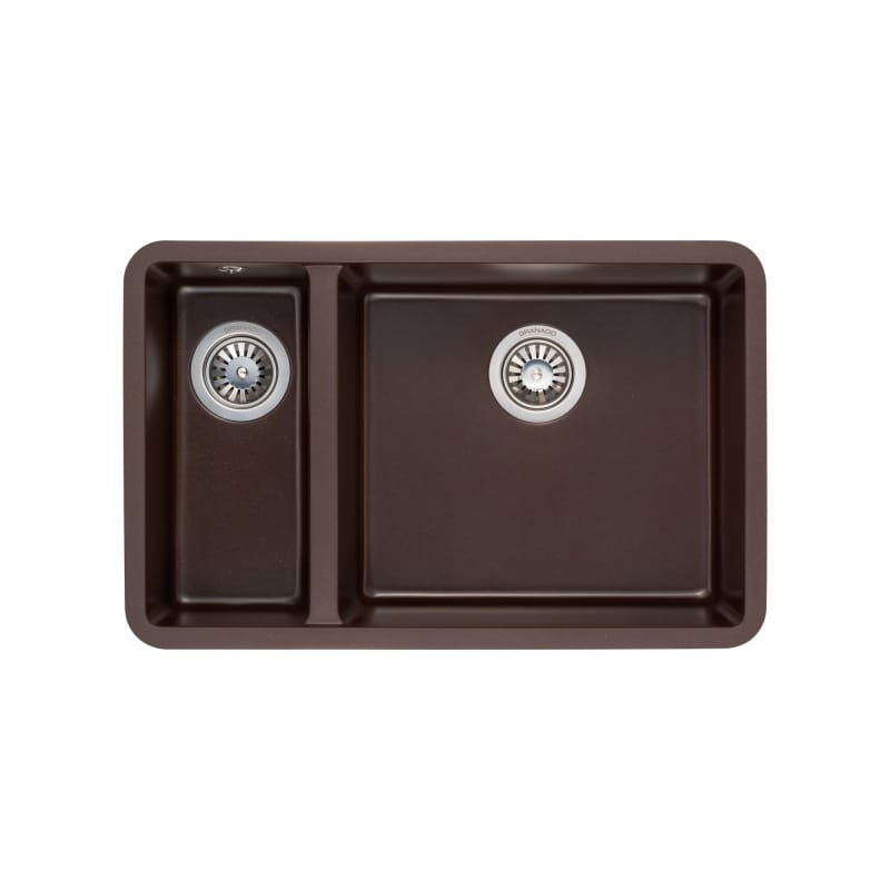 Мойка Under top DOUBLE marron (705*445mm.) гранит GRANADO