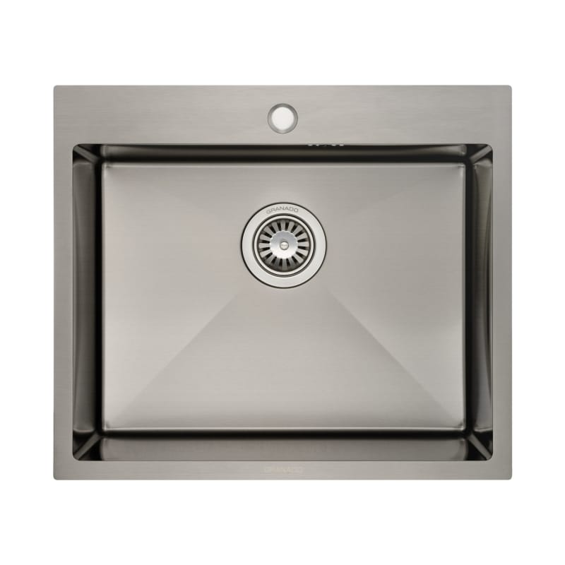 Мойка стальная Villena S201 black (580*500*220mm) GRANADO Мойка стальная Villena S201 black (580*500*220mm) GRANADO
