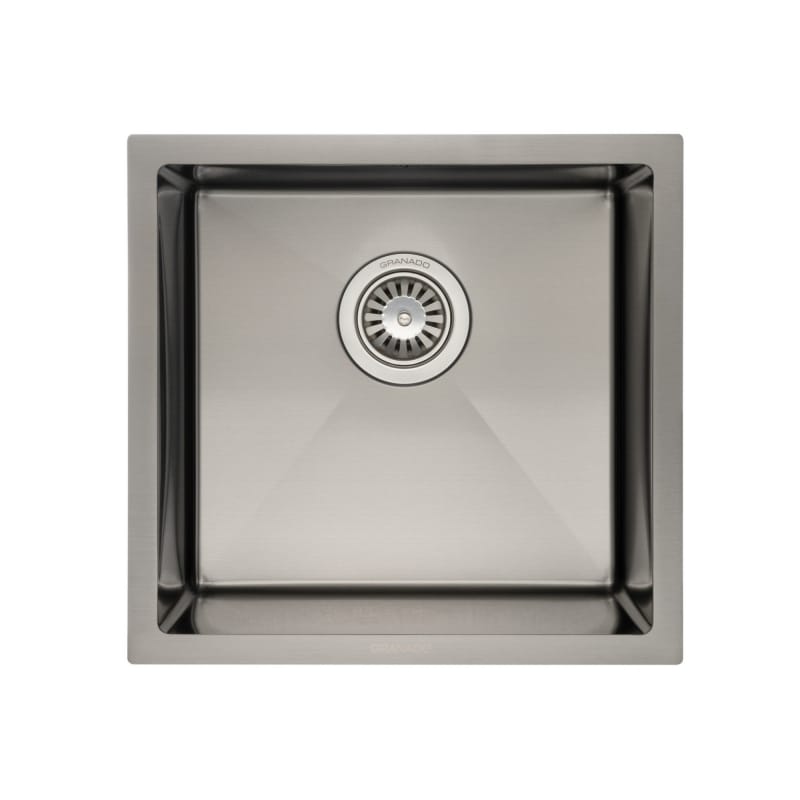 Мойка стальная Under top STEEL S201 black (450*430*220mm) GRANADO