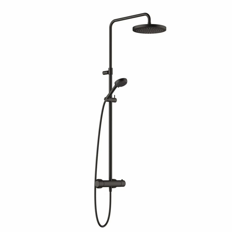Душова система з термостатом чорний матовий LOGO NEO DUAL SHOWER SYSTEM DN 15 KLUDI Душова система з термостатом чорний матовий LOGO NEO DUAL SHOWER SYSTEM DN 15 KLUDI