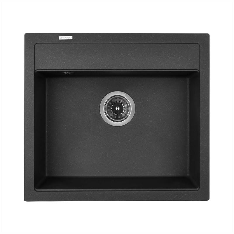 Мойка LERIDA black shine (560*510mm.) гранит GRANADO