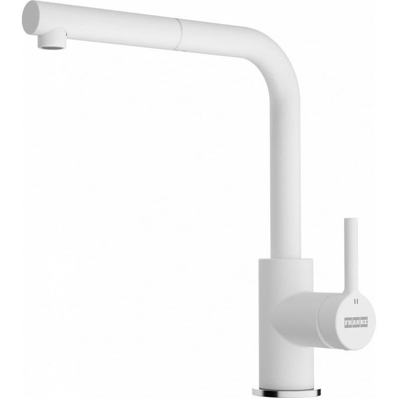 Змішувач Lina L Shape Pull Out змішувач з витяжним виливом,білий Franke (115.0728.485)
