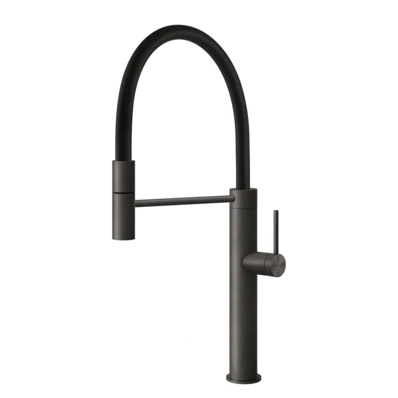 Смеситель для кухни 316 FLESSA Black Metal Brushed PVD (60010707) Gessi Смеситель для кухни 316 FLESSA Black Metal Brushed PVD (60010707) Gessi