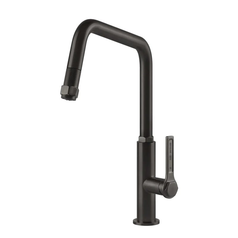 Змішувач для кухні Officine Gessi Black Metal Brushed PVD (60053707) Gessi Змішувач для кухні Officine Gessi Black Metal Brushed PVD (60053707) Gessi
