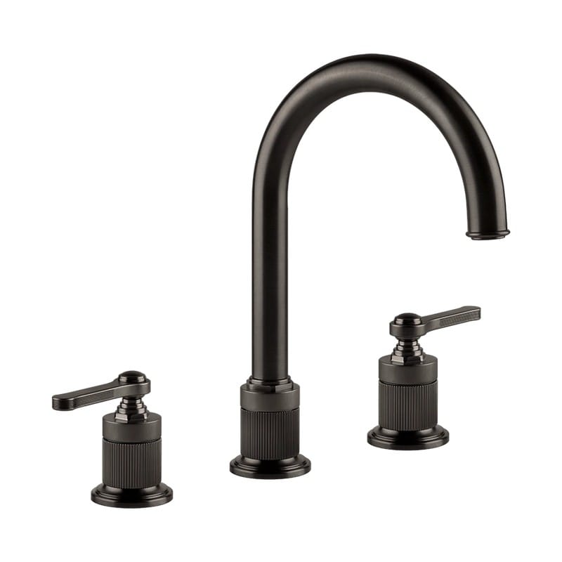 Змішувач для умивальника Gessi Venti 20 3 отв. з д/к Black Metal Bruched PVD (65015707) Gessi Змішувач для умивальника Gessi Venti 20 3 отв. з д/к Black Metal Bruched PVD (65015707) Gessi