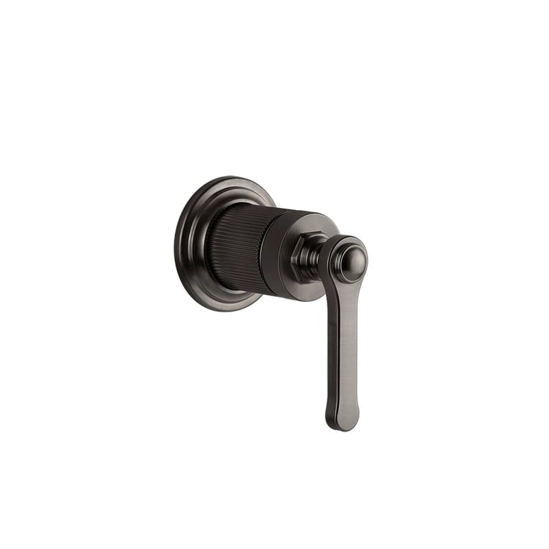 Настінний змішувач Venti 20, зовнішня частина, на 1 вихід Black Metal Brushed PVD (65109707) Gessi