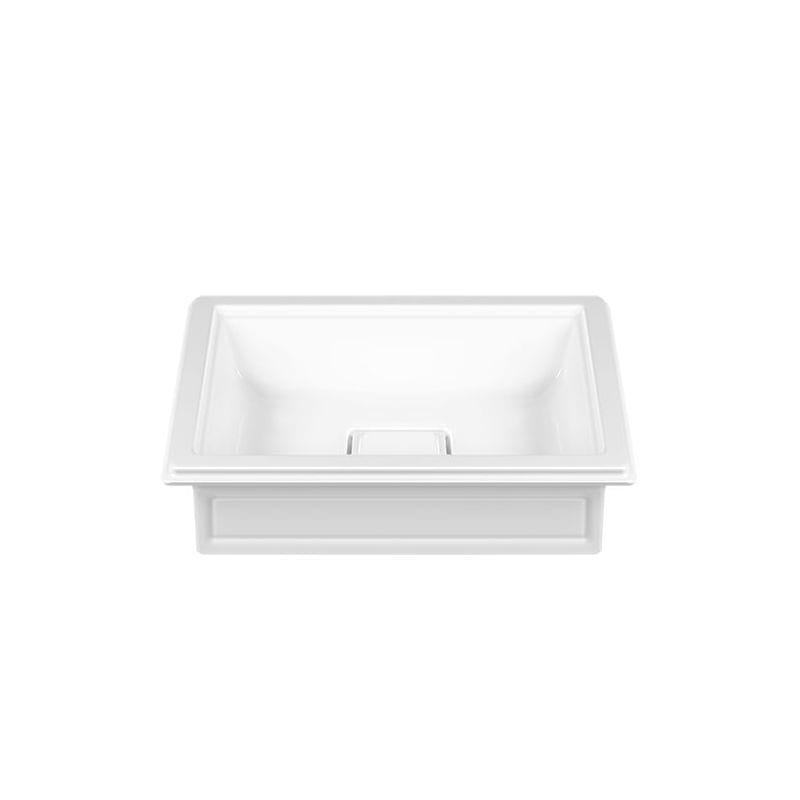 Умывальник накладной Total Look без перелива 42x56 белый (46805-516) Gessi