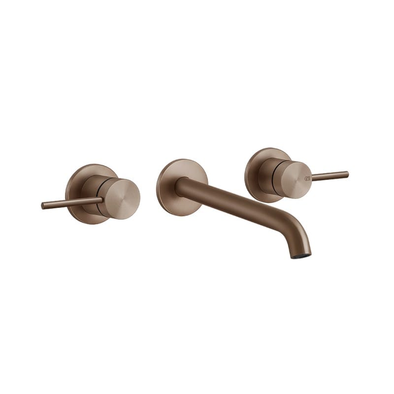 Змішувач для умивальника на 3 отвори 316 зовнішня частина Copper Brushed PVD (54094-708) Gessi Змішувач для умивальника на 3 отвори 316 зовнішня частина Copper Brushed PVD (54094-708) Gessi