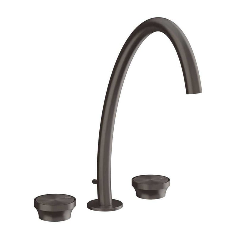 Змішувач для умивальника високий 3 отвори з д/к Origini Black Metal Brushed PVD (66015707) Gessi Змішувач для умивальника високий 3 отвори з д/к Origini Black Metal Brushed PVD (66015707) Gessi