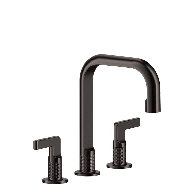 Змішувач для умивальника Inciso середній, донний клапан Black Metal Brushed PVD (58013707) Gessi Змішувач для умивальника Inciso середній, донний клапан Black Metal Brushed PVD (58013707) Gessi