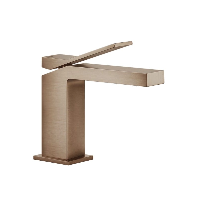 Змішувач для умивальника Rettangolo K Copper Bruched PVD (53002708) Gessi