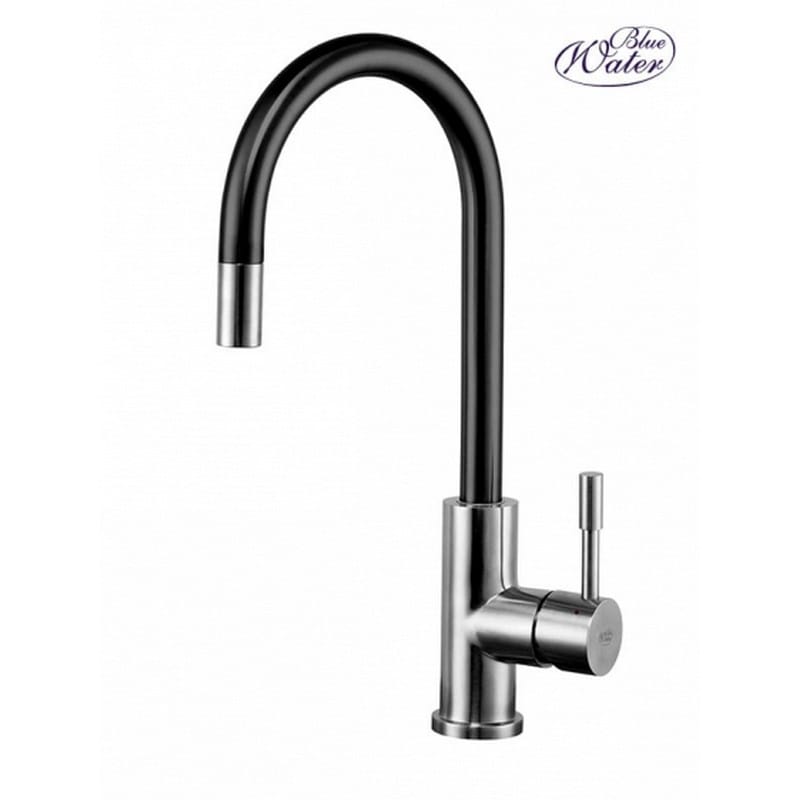 Змішувач LIMA Inox/чорний матовий Blue Water (5901730613193)