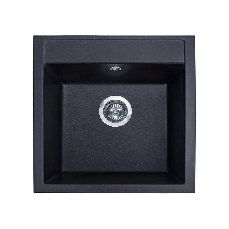 Кухонна мийка BODRUM 510 black shine mirastone Miraggio Кухонна мийка BODRUM 510 black shine mirastone Miraggio