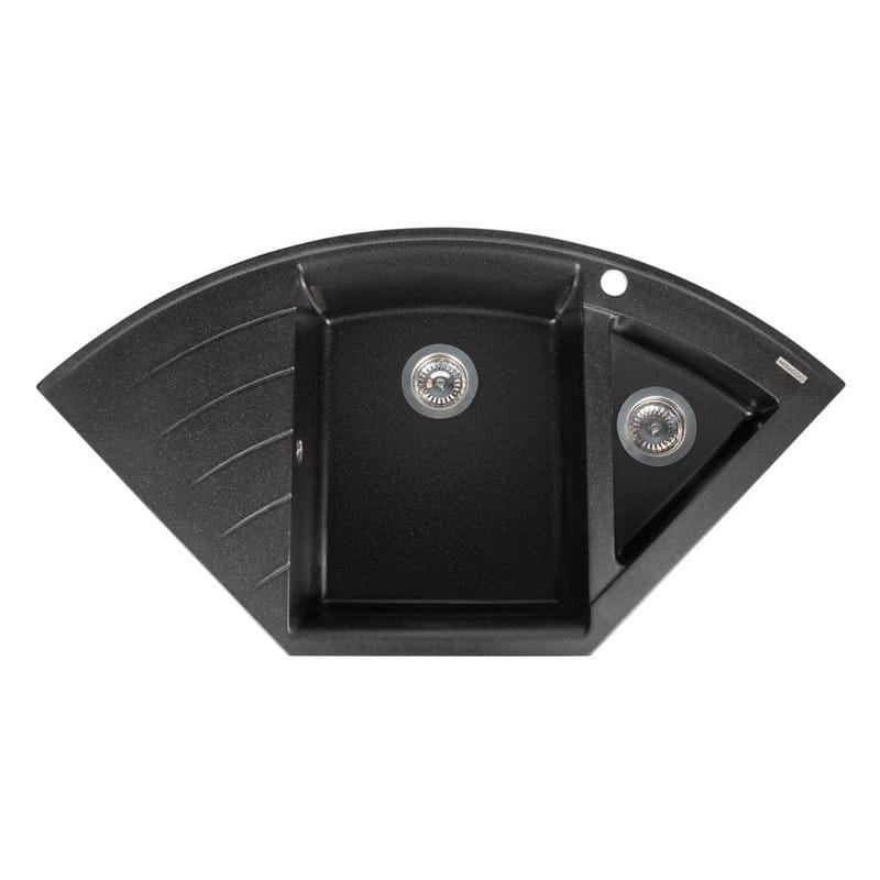 Кухонна мийка EUROPE black shine mirastone Miraggio