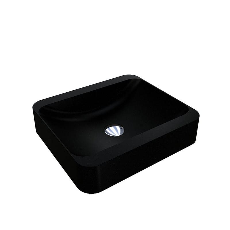 Умивальник GENEVA MIRASTONE black shine mirastone Miraggio Умивальник GENEVA MIRASTONE black shine mirastone Miraggio