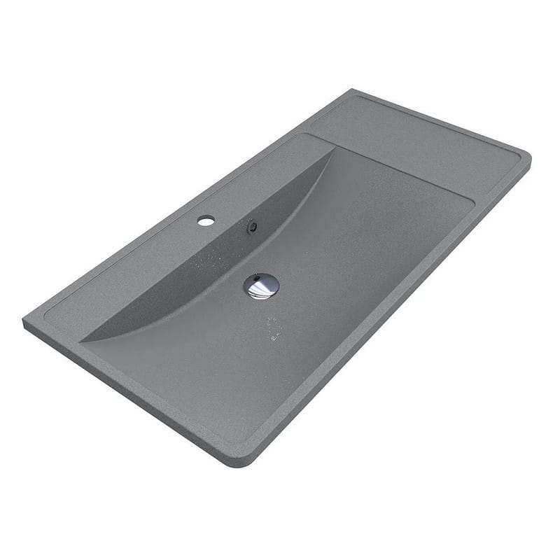 Умивальник SACRAMENTO MIRASTONE gray mirastone Miraggio