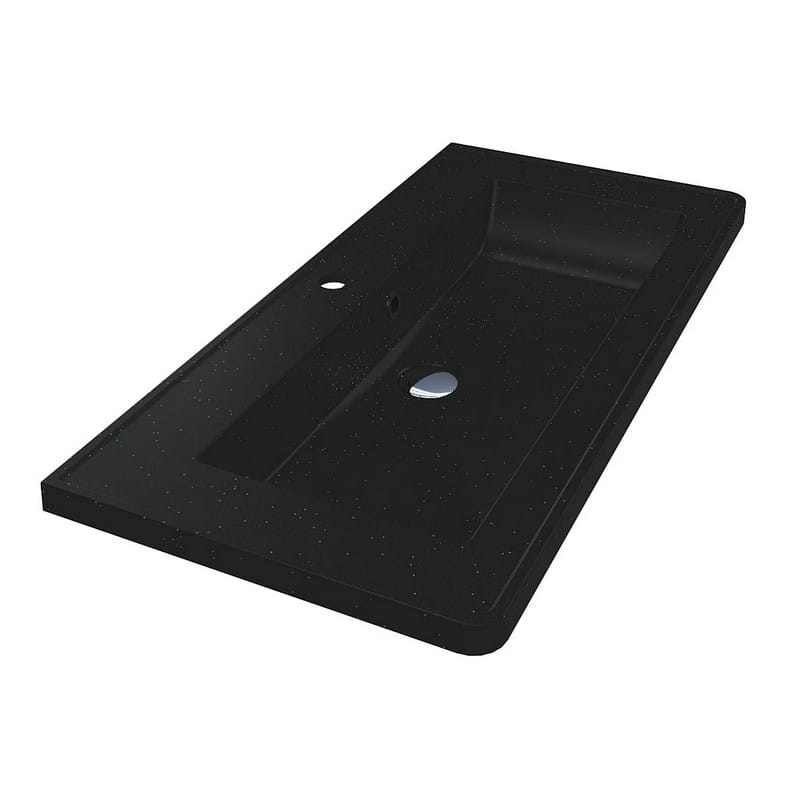 Умивальник TRES MIRASTONE black shine mirastone Miraggio Умивальник TRES MIRASTONE black shine mirastone Miraggio