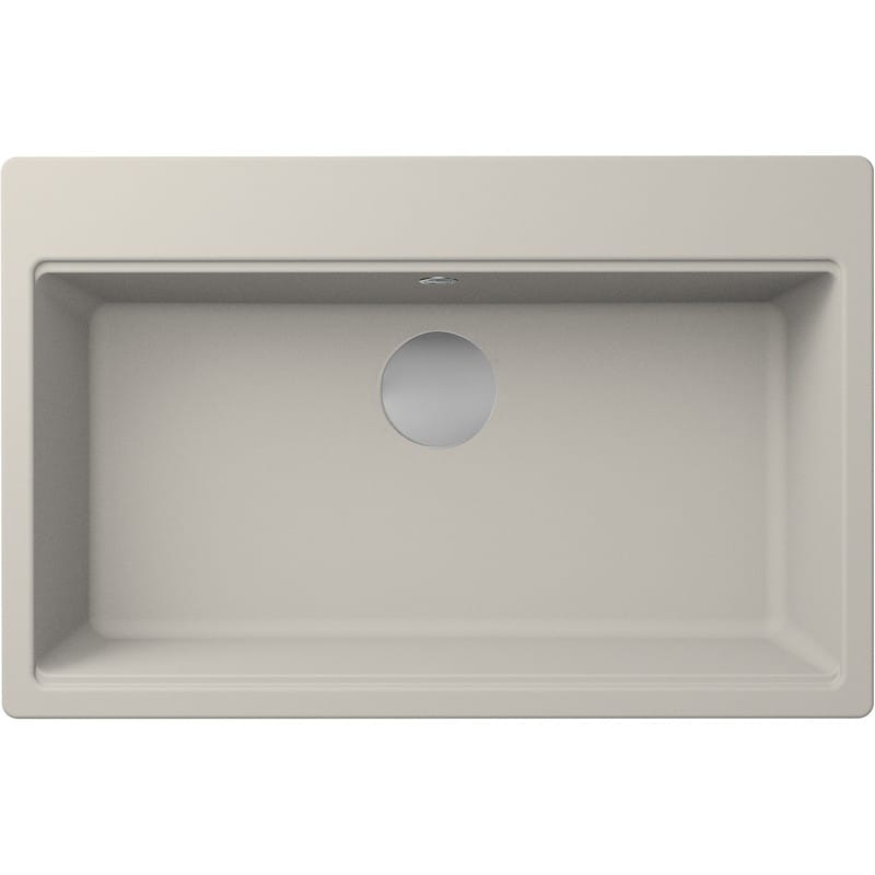 Мийка граніт TIME 130 on top bianco soft 39 ELLECI