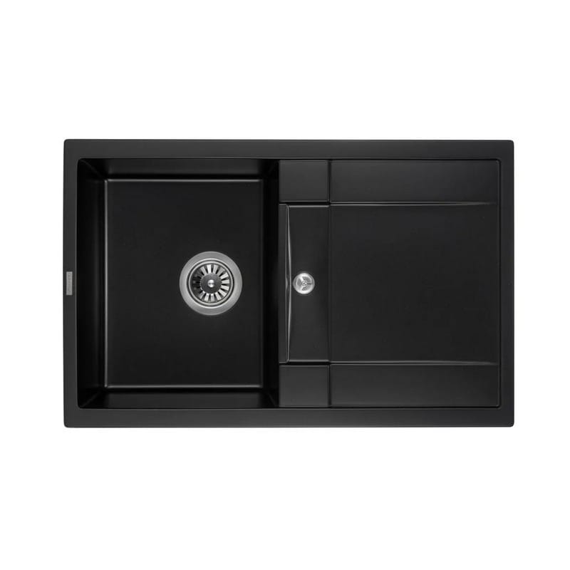 Мийка VALENCIA black shine (780*500mm.) граніт Granado Мийка VALENCIA black shine (780*500mm.) граніт Granado