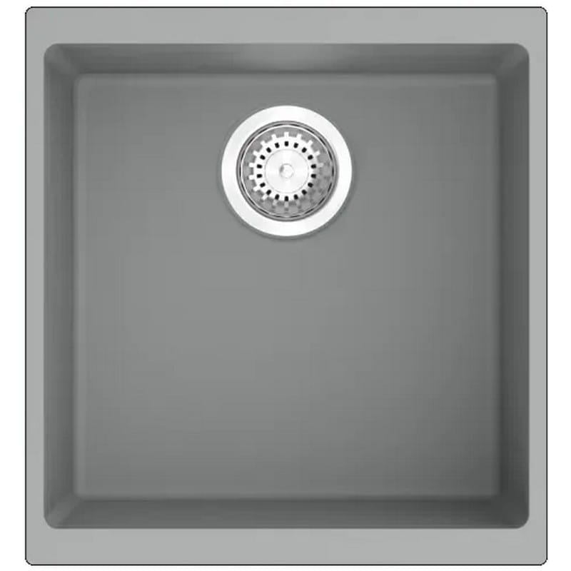 Мийка граніт Navio 43x46 Grey Metallic Fabiano