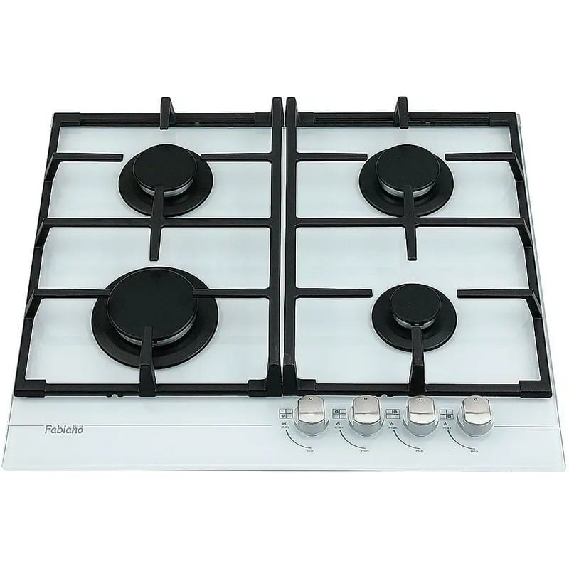 Газова варильна FHG 1244 VGH White Glass Fabiano Газова варильна FHG 1244 VGH White Glass Fabiano
